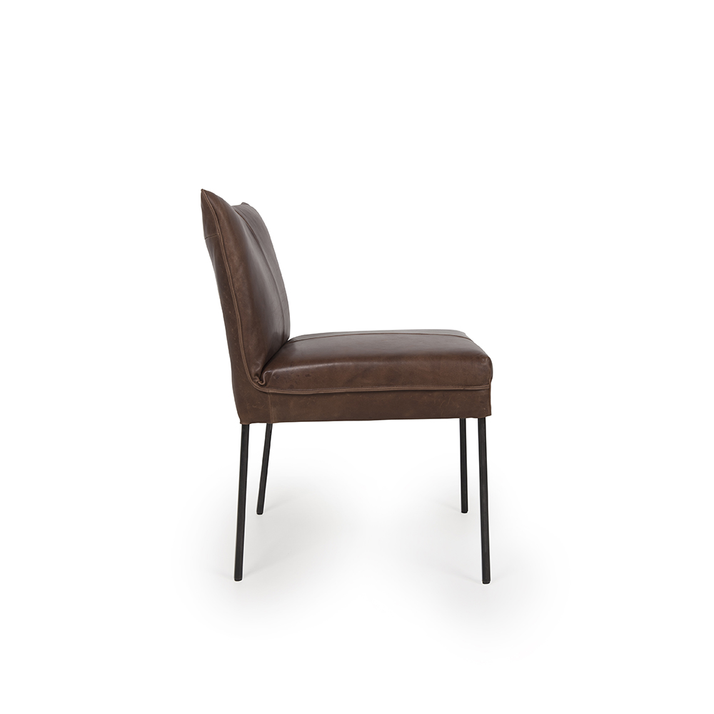 Forward Diningchair Without Arm Luxor Fango Side
